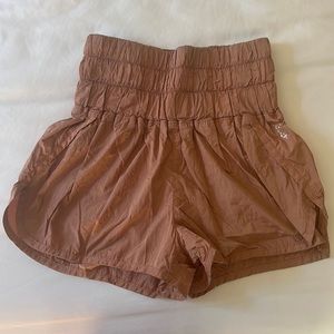 High waisted free people shorts